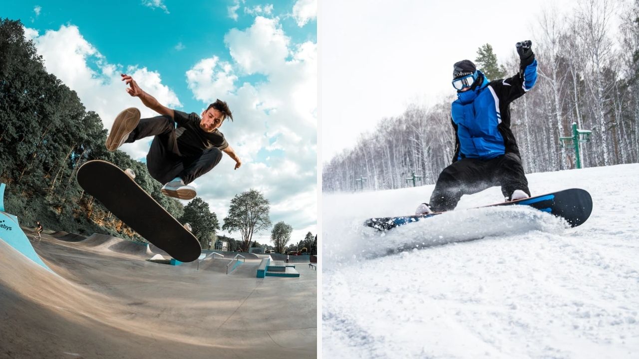 Are Snowboarding And Skateboarding Similar 