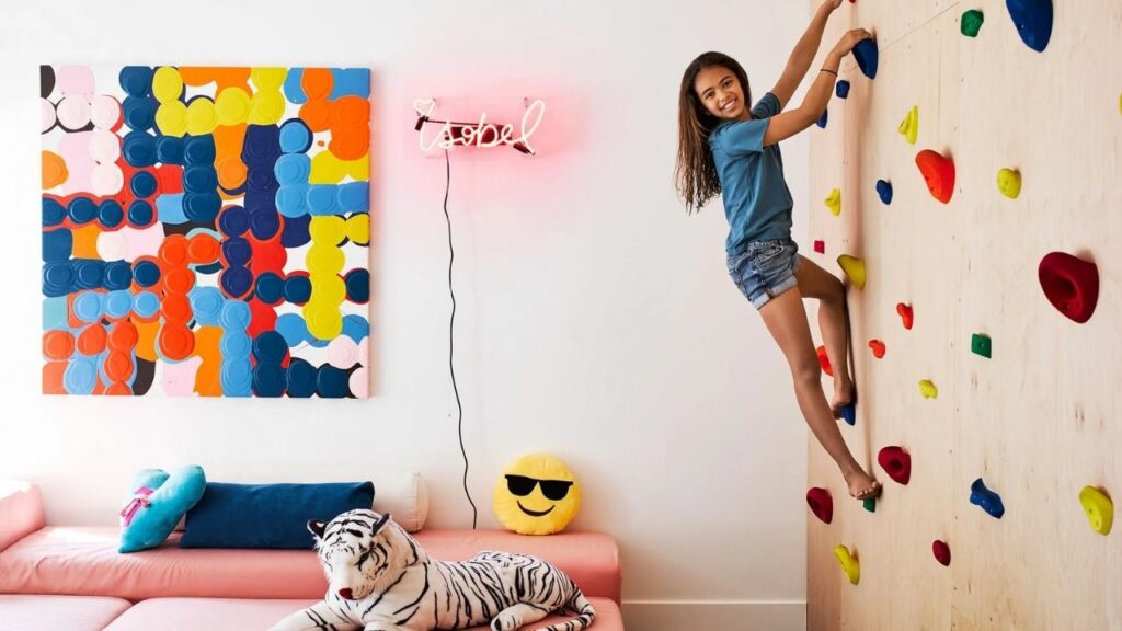 indoor climbing wall for kids