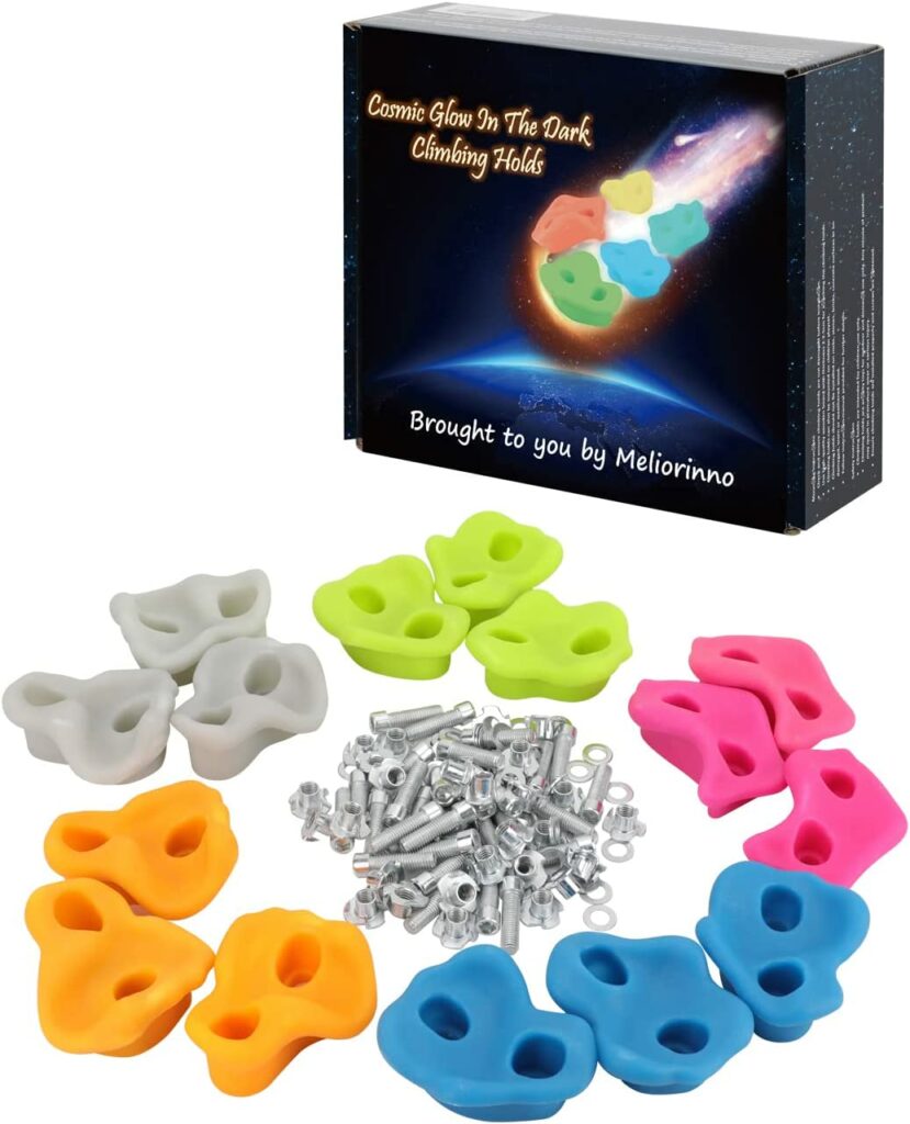glow in dark climbing holds