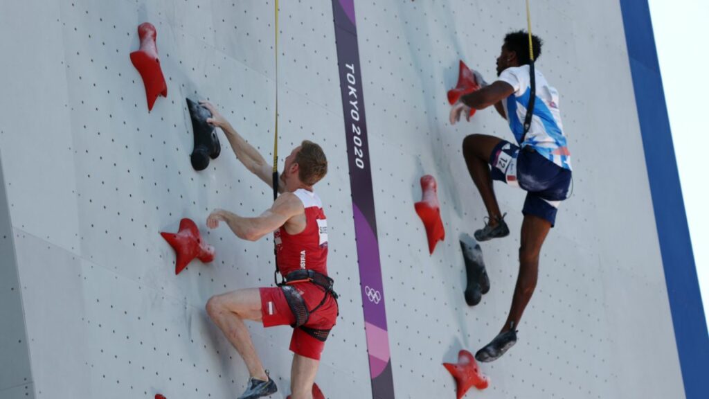 2024 Olympics Sport Climbing Gus Sydney